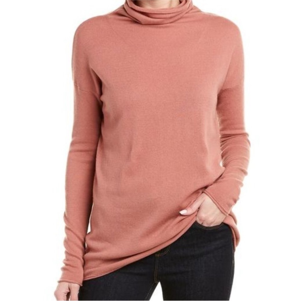 Vince Turtleneck Cashmere Wool Blend Sweater SzM